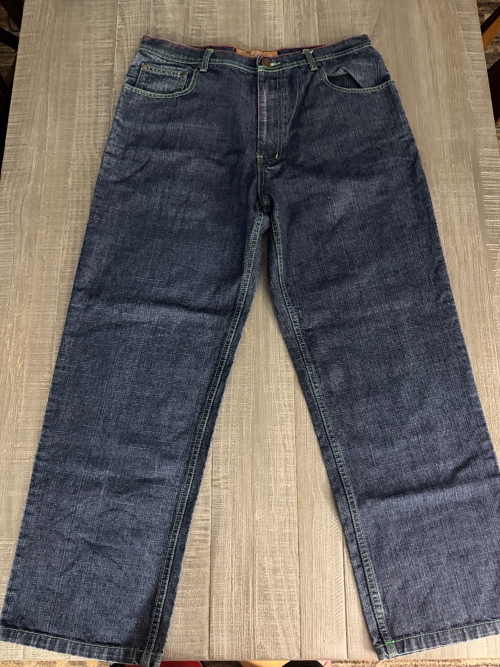 Women's Dark Blue Wide Leg Jeans